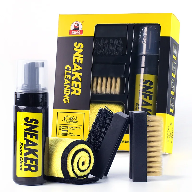 White Sneaker Care Kit - 150ML Water-Free Foam Sneakers Cleaner Shoe