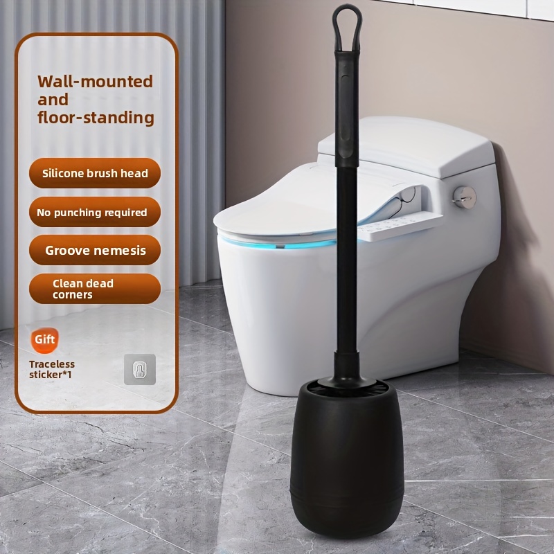 Brush Bristle Set - ​Multi-Functional Ventilated Toilet Brush Set-Wall-Mounted &