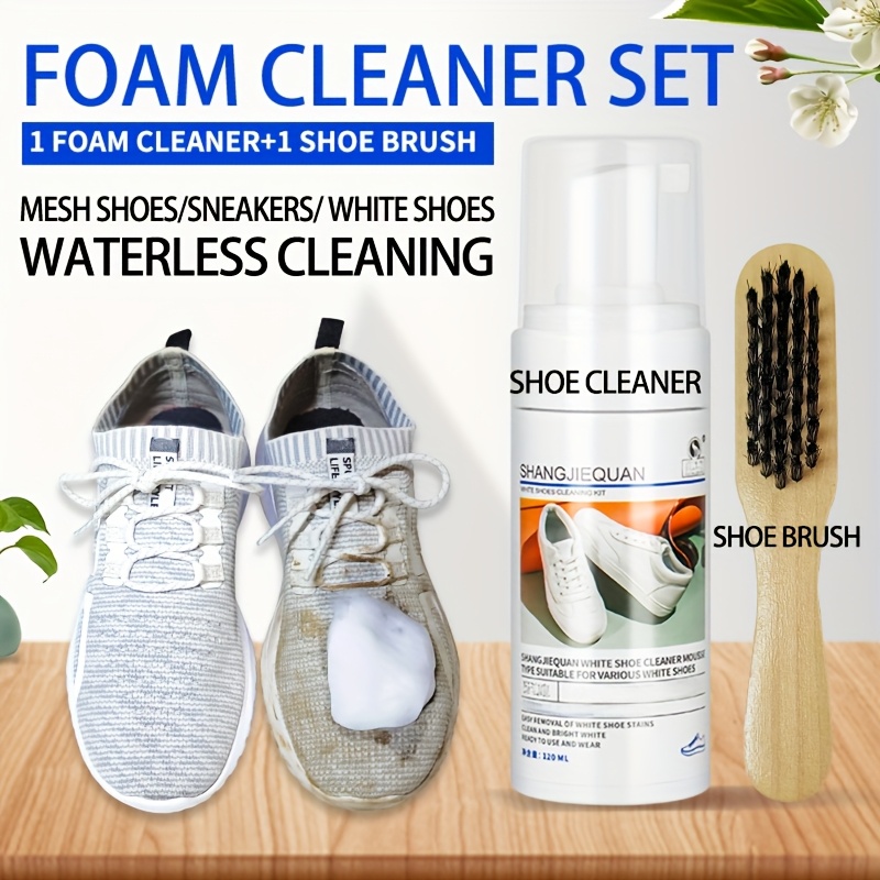 Sneaker Care Foam - [Waterless Stain Remover]Sports Shoe Cleaner with
