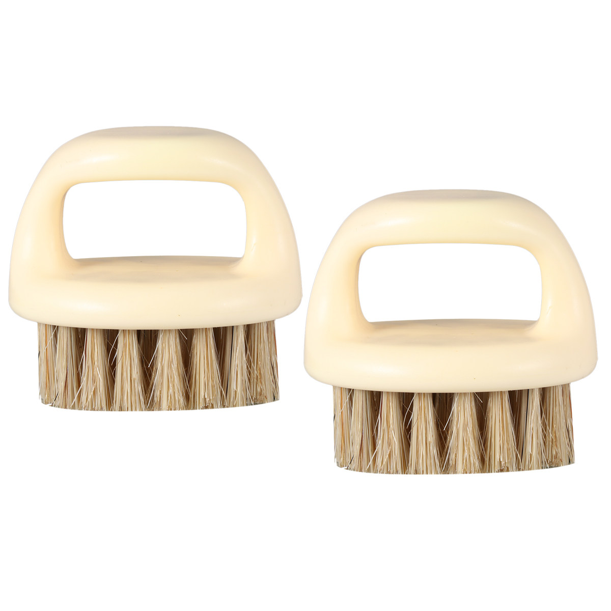 Brush Bristle Set - 2Pcs Beard Brush Set for Men