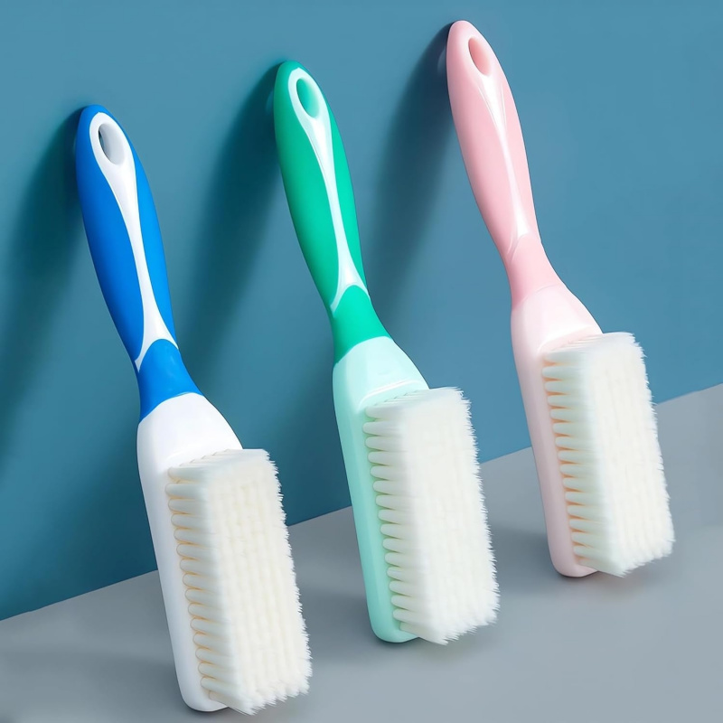 Sneaker Care Cleaning Kit - 3Pcs Long Handle Ultra Soft Bristle