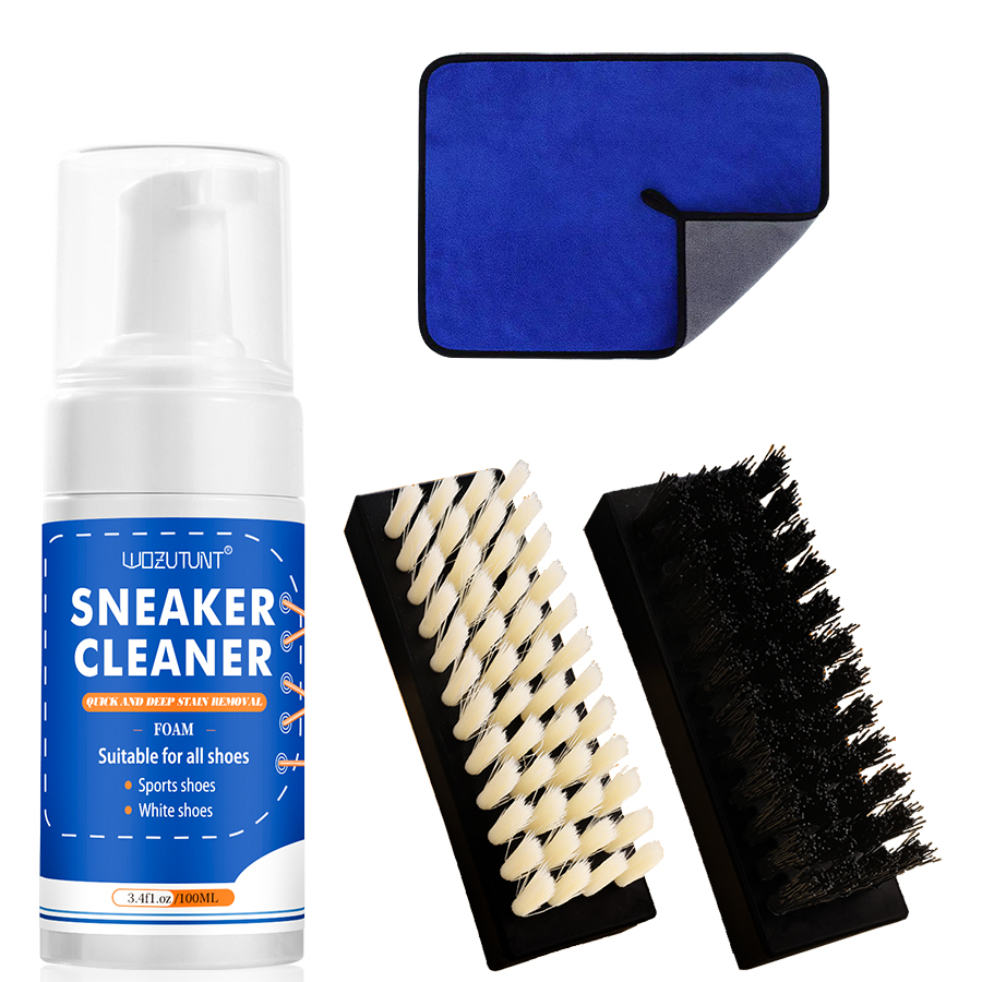 Sneaker Care Foam - White Shoe Cleaner Kit for Sneakers