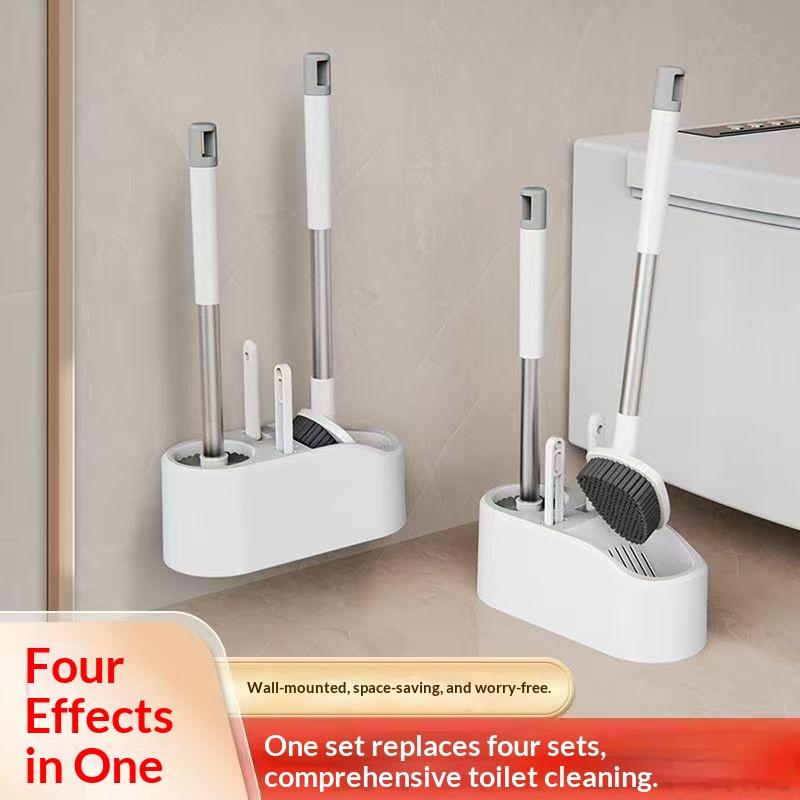 Brush Bristle Set - 1Pc/set 4-in-1 Multifunction Toilet Brush Set