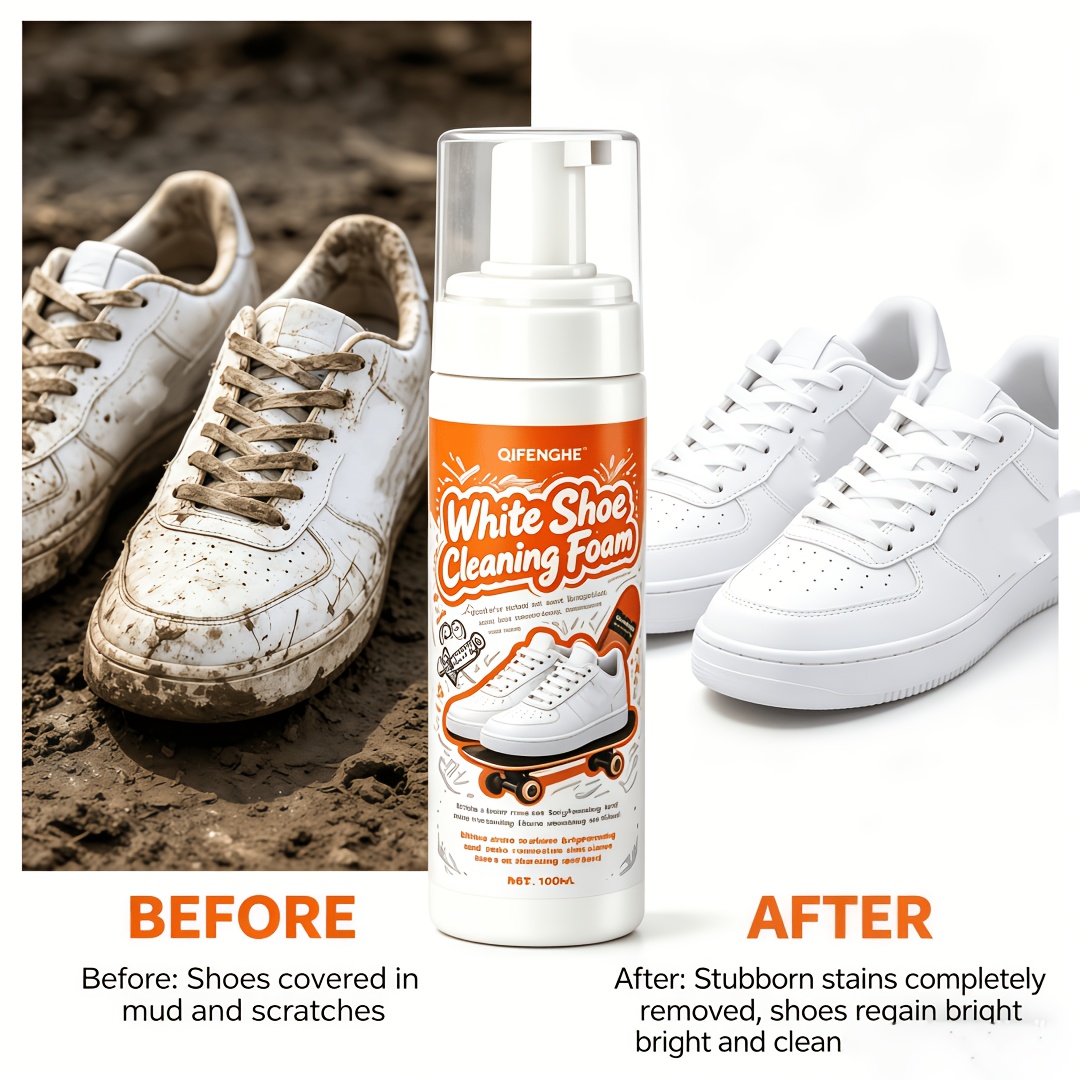 Portable No Rinse White Shoe C - Sneaker Care Foam recension och pris