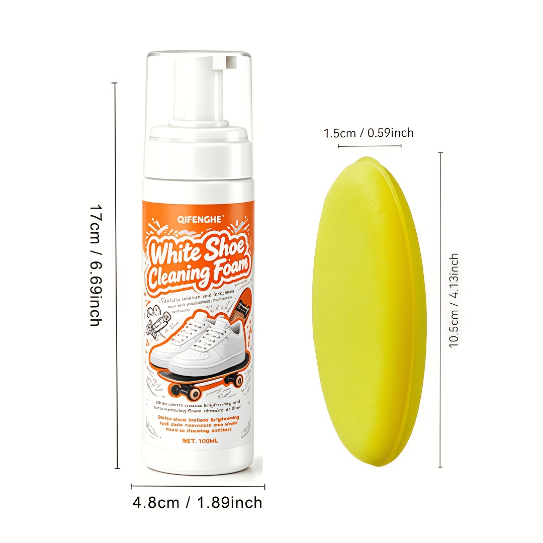 Portable No Rinse White Shoe C - Sneaker Care Foam recension och pris