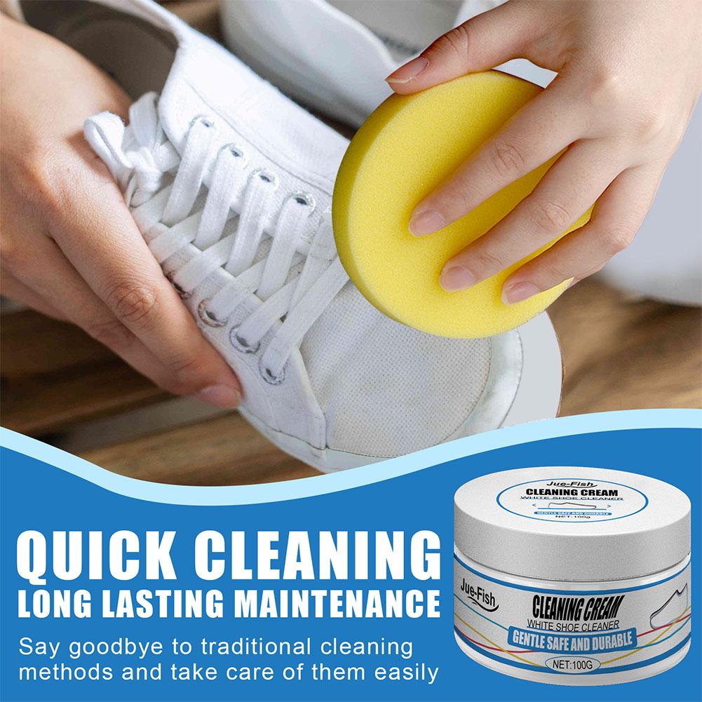 White Shoes Cleaning Cream Sta - Sneaker Care Cleaning Kit recension och pris