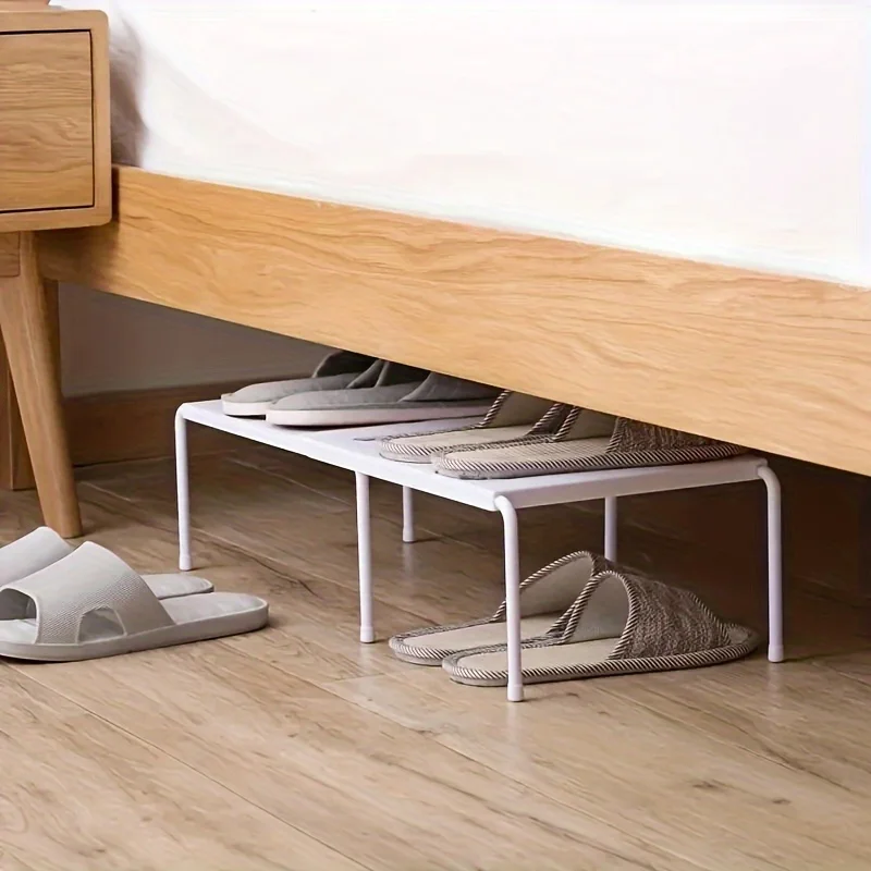 Adjustable Plastic Shoe Rack M - White Sneaker Care Kit recension och pris