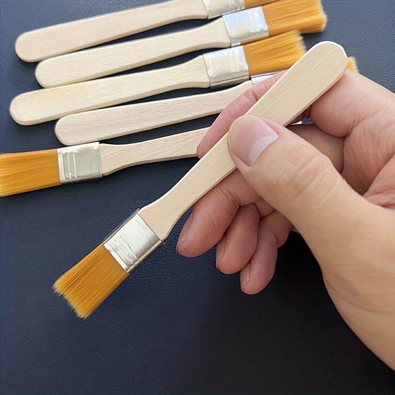 6Pcs Wooden Handle Nylon Brist - Brush Bristle Set recension och pris