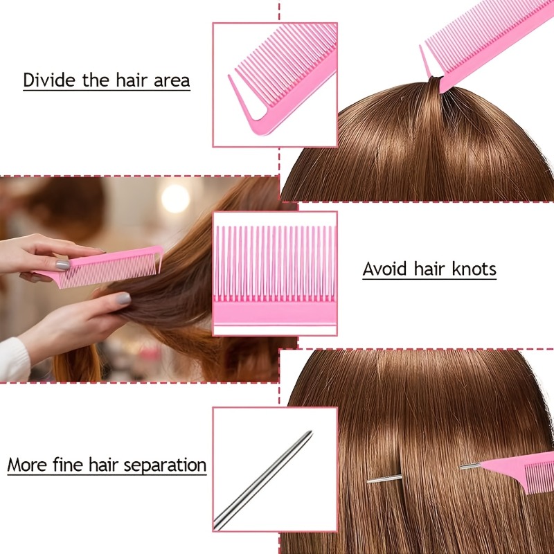 6Pcs Professional Hair Styling - Brush Bristle Set recension och pris