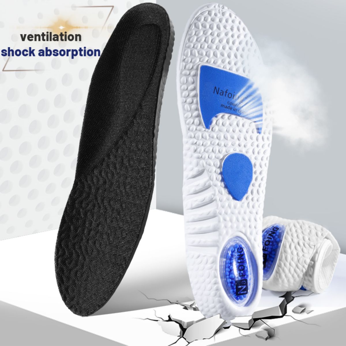 1Pair Upgrade Sports Shock Abs - Sneaker Care Foam recension och pris