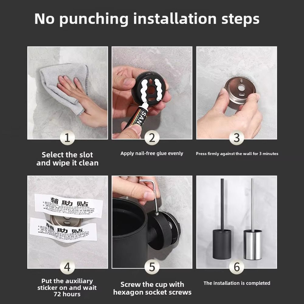 Stainless Steel Toilet Brush S - Brush Bristle Set recension och pris