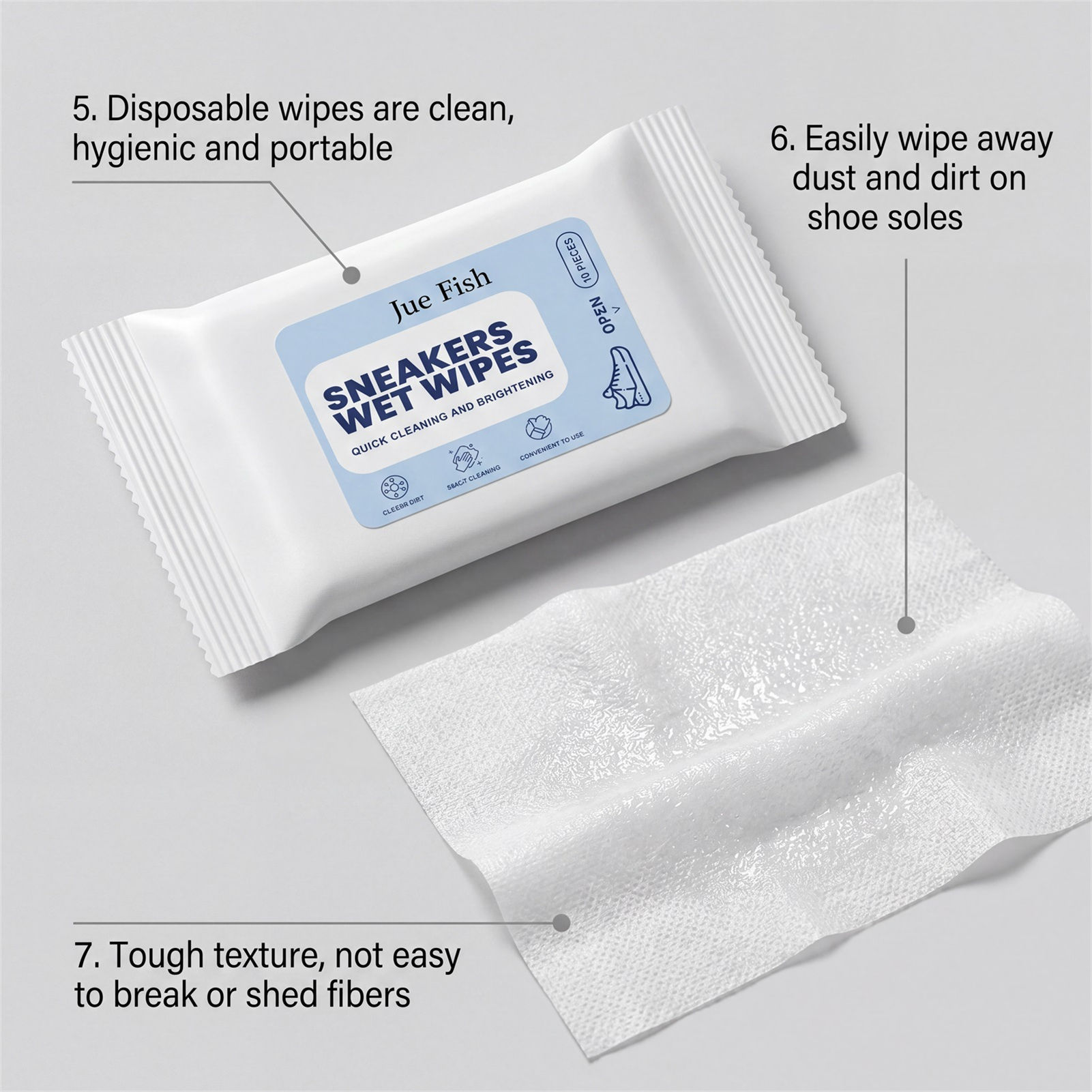 Shoe Cleaning Wipes Portable T - Sneaker Care Wipes recension och pris
