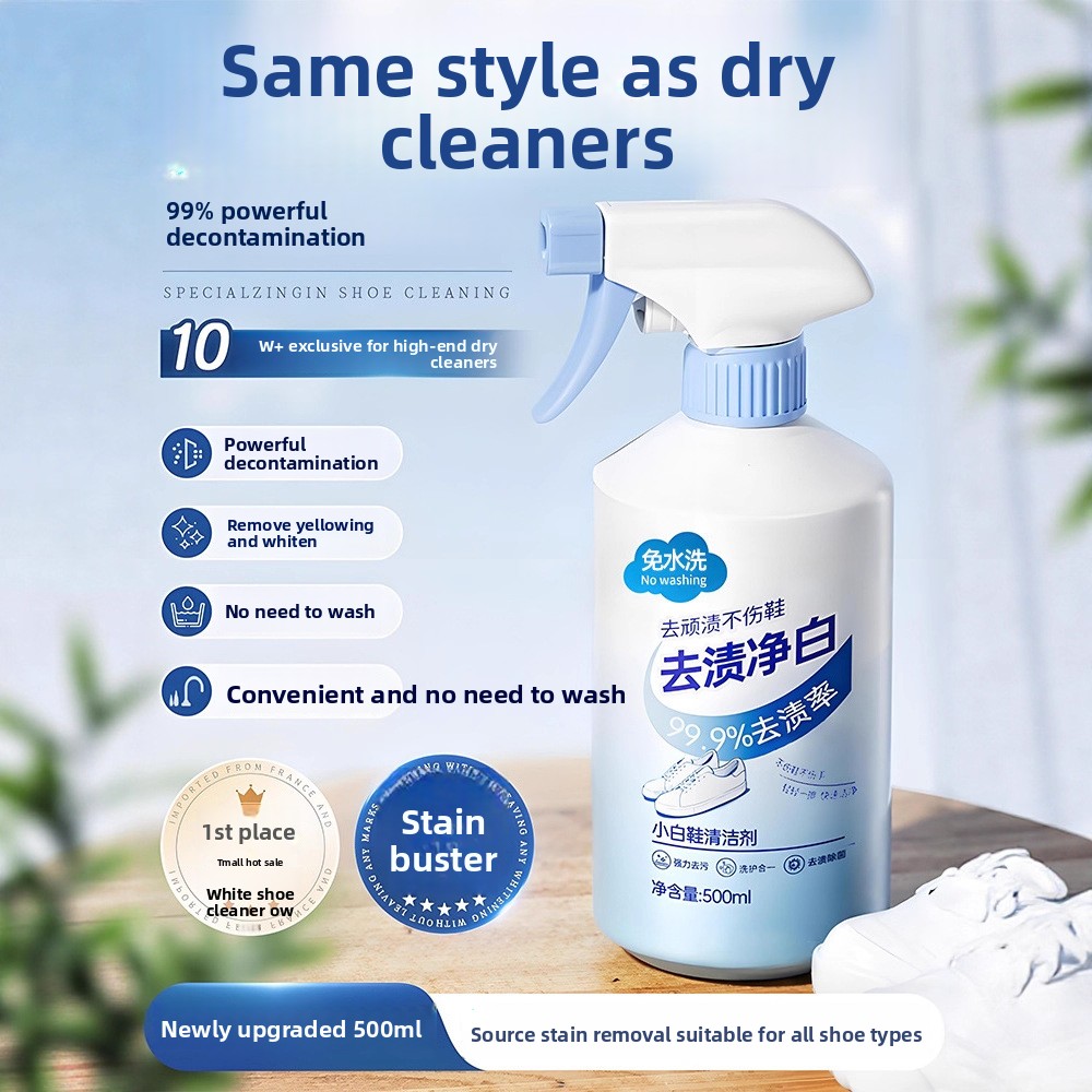 500ml white shoe cleaner no cl - Sneaker Care Foam recension och pris