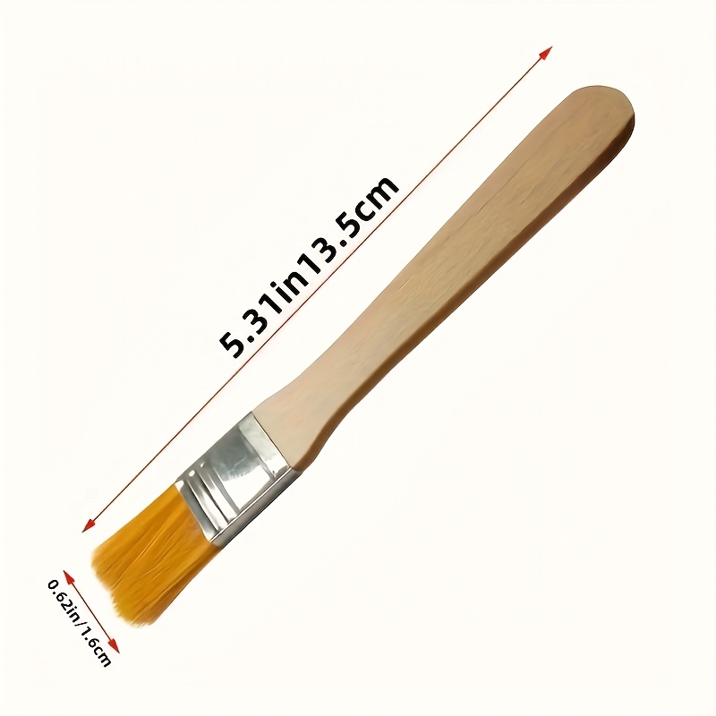 10Pcs Wooden Handle Nylon Bris - Brush Bristle Set recension och pris